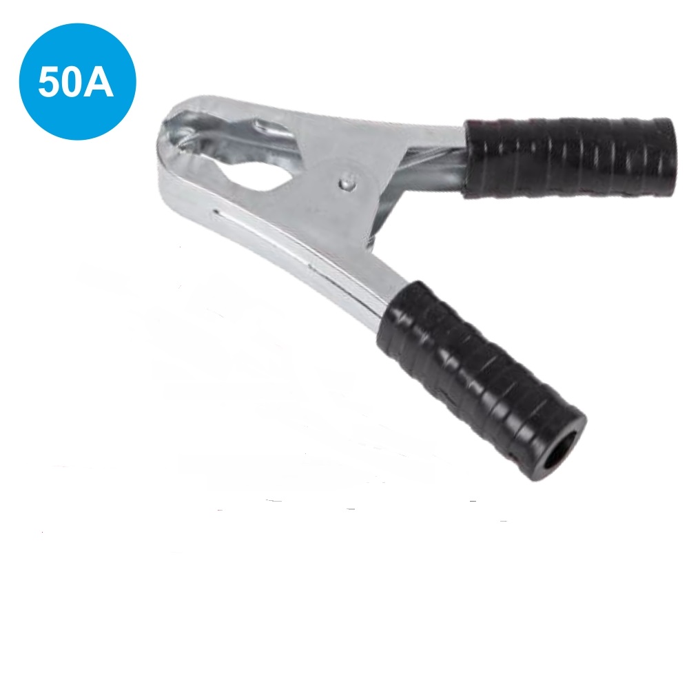 Pinça p/ Bateria 50A Preta